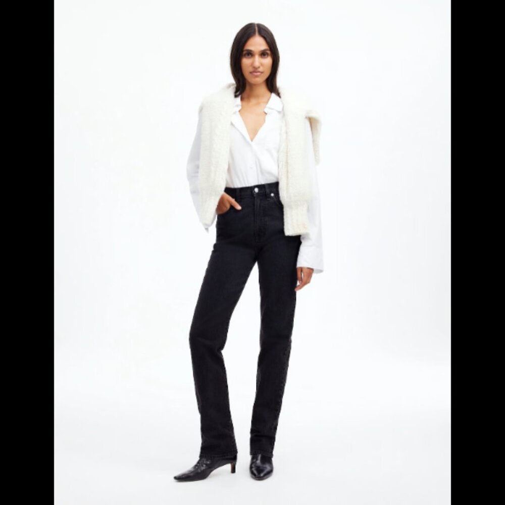 Madewell The Curvy '90s Straight Jean Women Size 25 NWOT